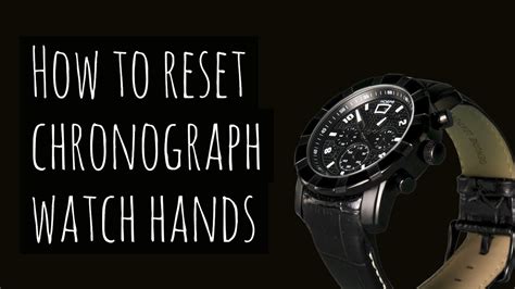 watch station chronograph reset